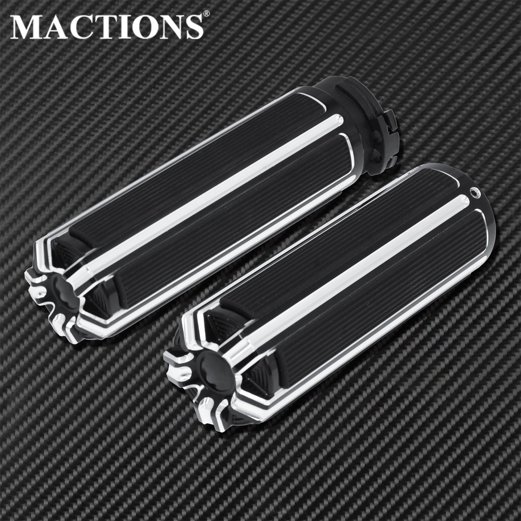 Motorcycle Hand Grips 1" 25mm Handlebars For Harley Electra Road - Foto 14