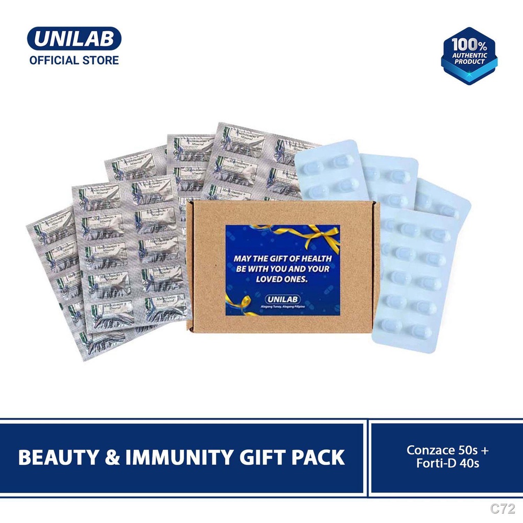 Beauty and Immunity Gift Pack Unilab Conzace Multivitamins 50 capsules