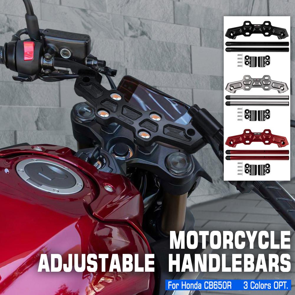 CB650R Handlebar Clip On Ons Fork Handlebars Handle Bar with Adapter