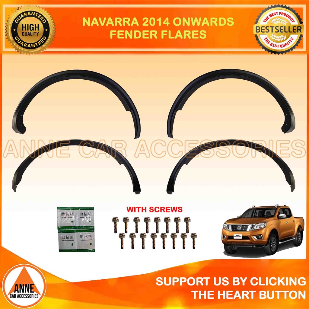 High Quality Car Fender Flare for Nissan Navara 2015 2023 OEM Slim