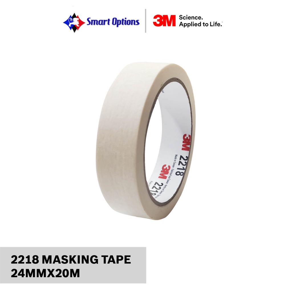 3M 2218 GENERAL PURPOSE MASKING TAPE 24MMX20M | Shopee Philippines