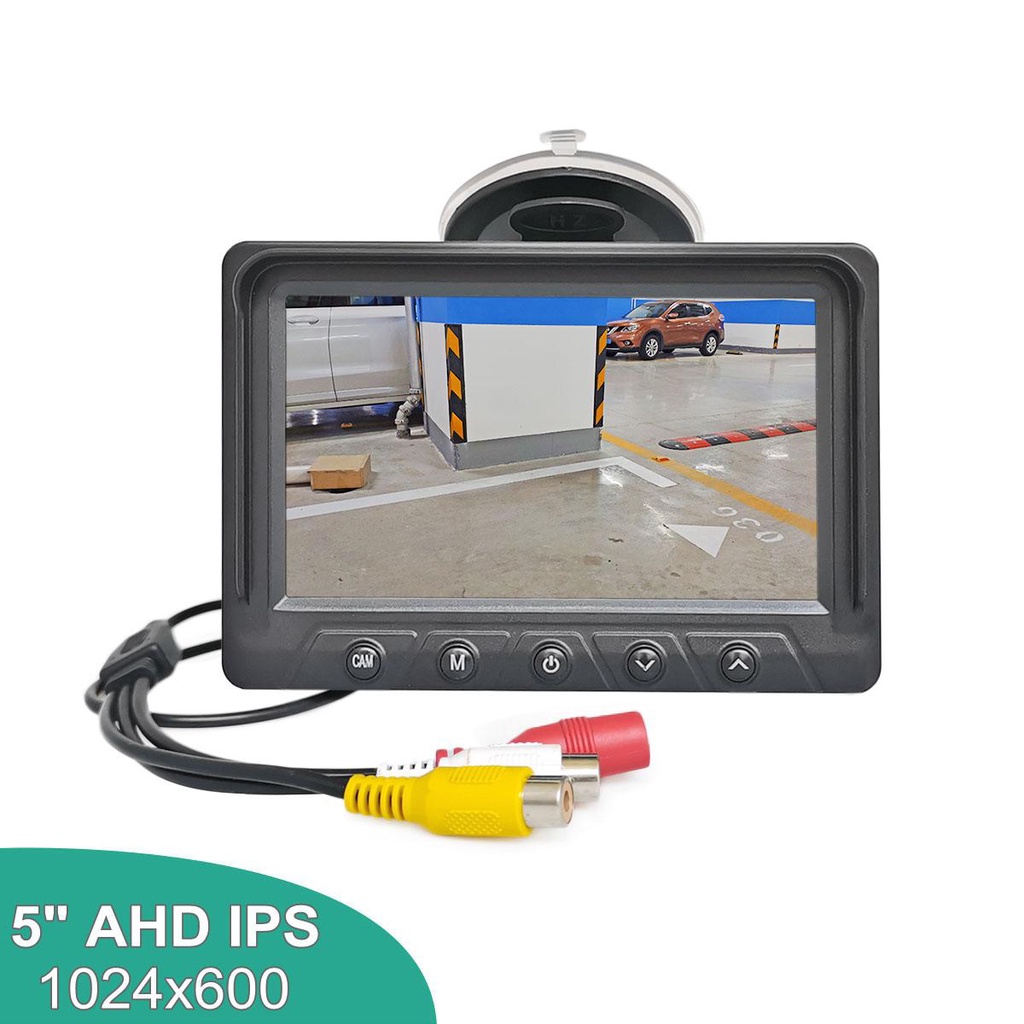 DIYKIT 1024x600 5Inch AHD IPS Car Rear View Monitor Digital Screen ...