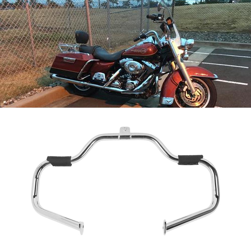 Front Mustache Engine Guard Highway Crash Bar For 19972008 Harley