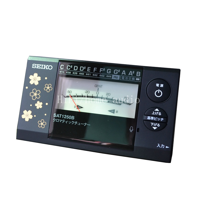 Japan SEIKO SAT1250B analog tuner, universal tuner for piano, guitar