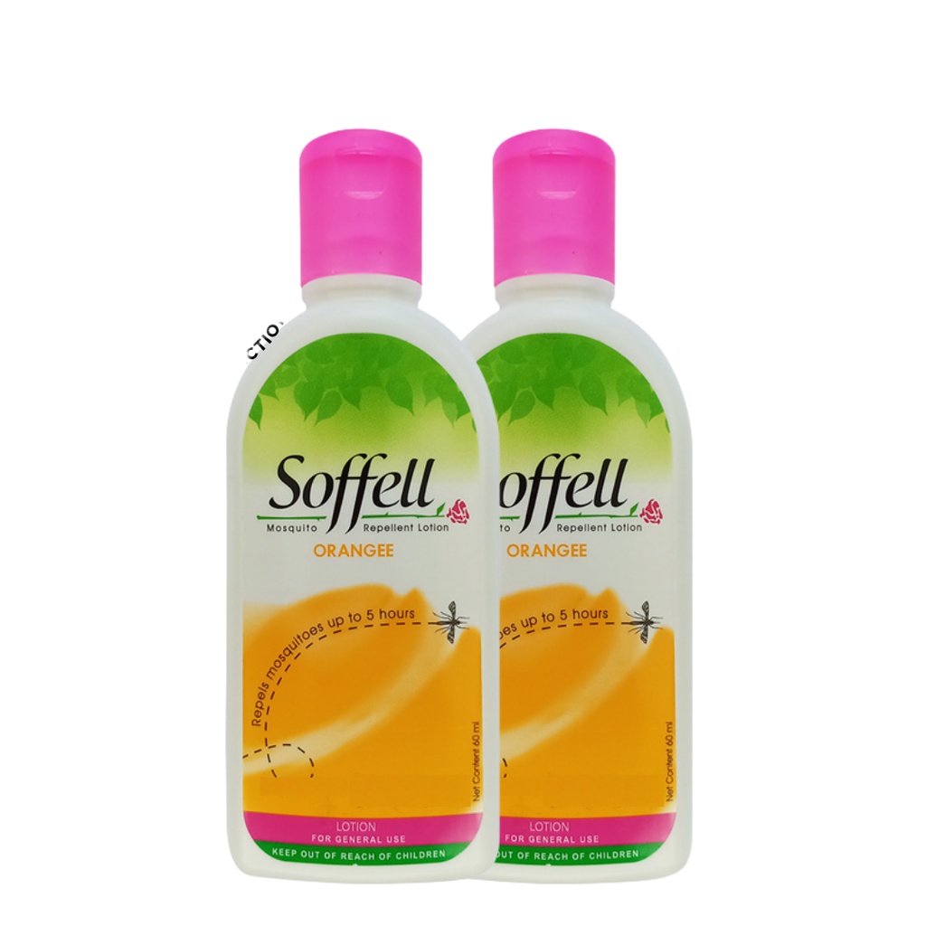 COD2023♈Soffell Mosquito Repellent Lotion Orangee (Orange) Set Of 2