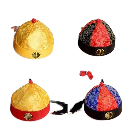 ln stock2023☜Children's Chinese Costume Skullcap Baby Champion Emperor ...