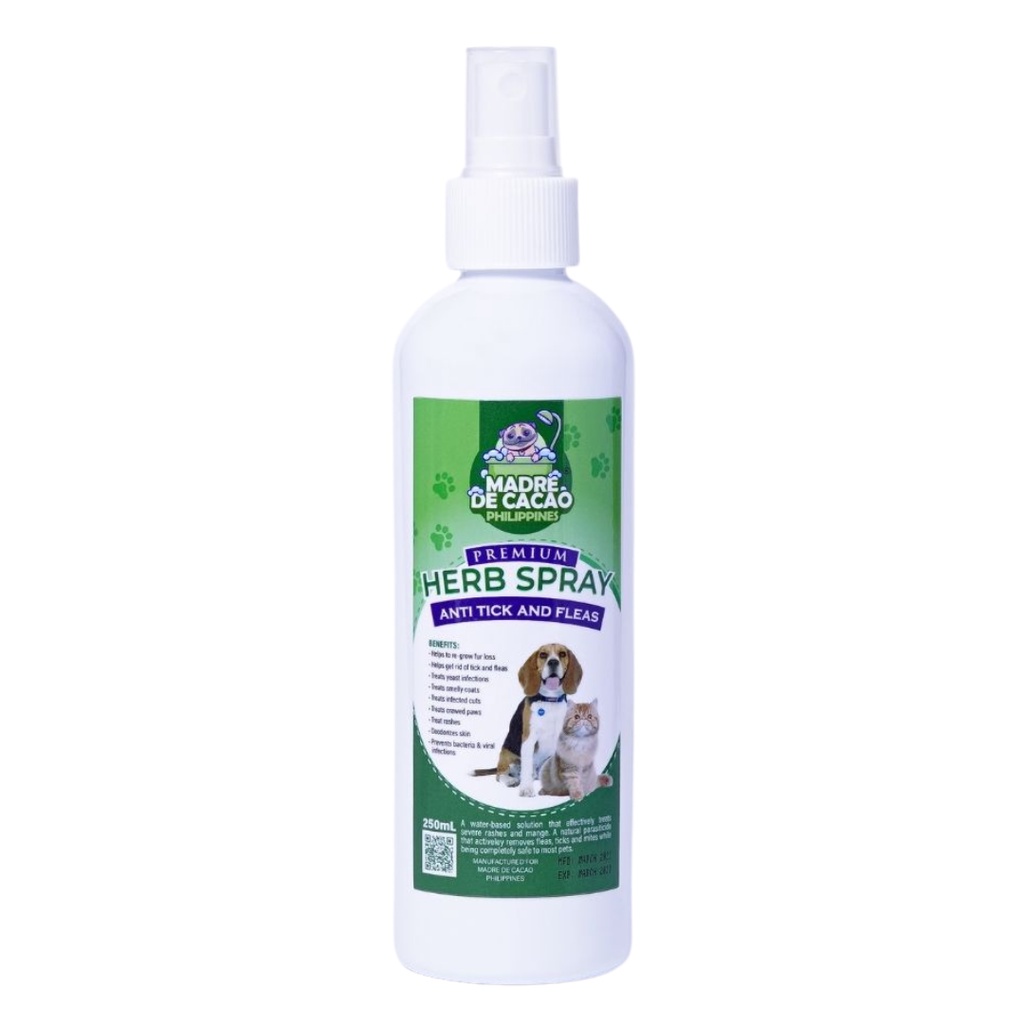 ♠♝Madre De Cacao PH Premium Pet Herb Spray Anti Tick and Fleas Formula ...