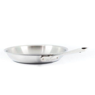 D5 Stainless Polished 5-ply Bonded Cookware, Nonstick Omelets Pan, 10.5 inch