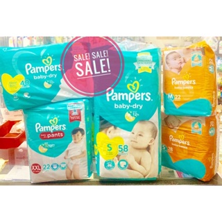 PAMPERS, Baby Dry Pants Diaper Small 40s