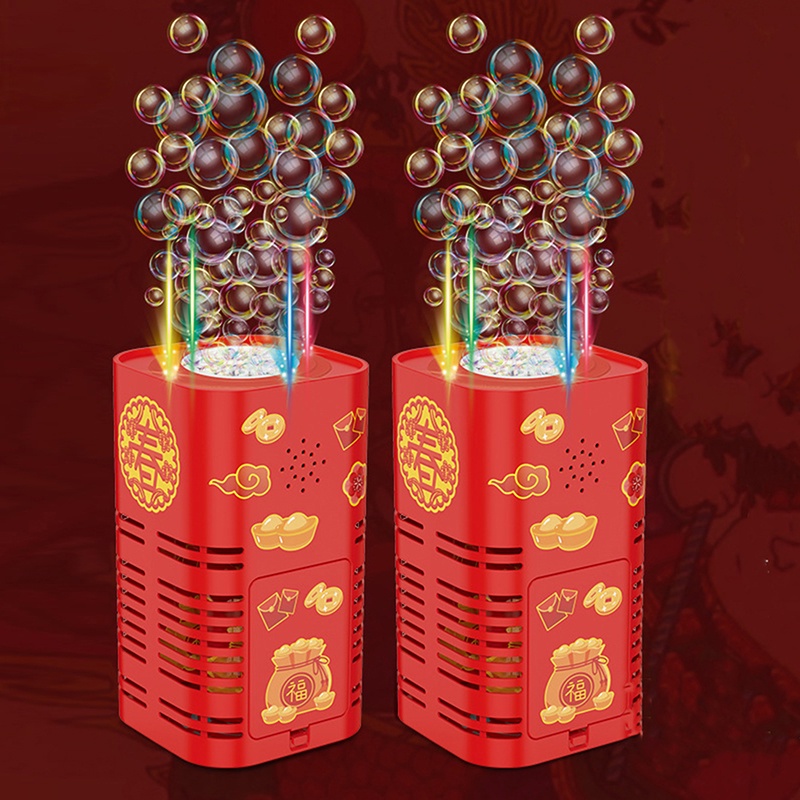 Fireworks Bubble Machine Sounds Kids Outdoor Toys Party Festival