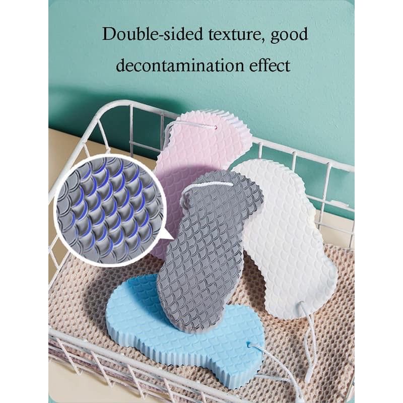 Bath Sponge Body Dead Skin Remover Exfoliating Massager Cleaning Shower ...