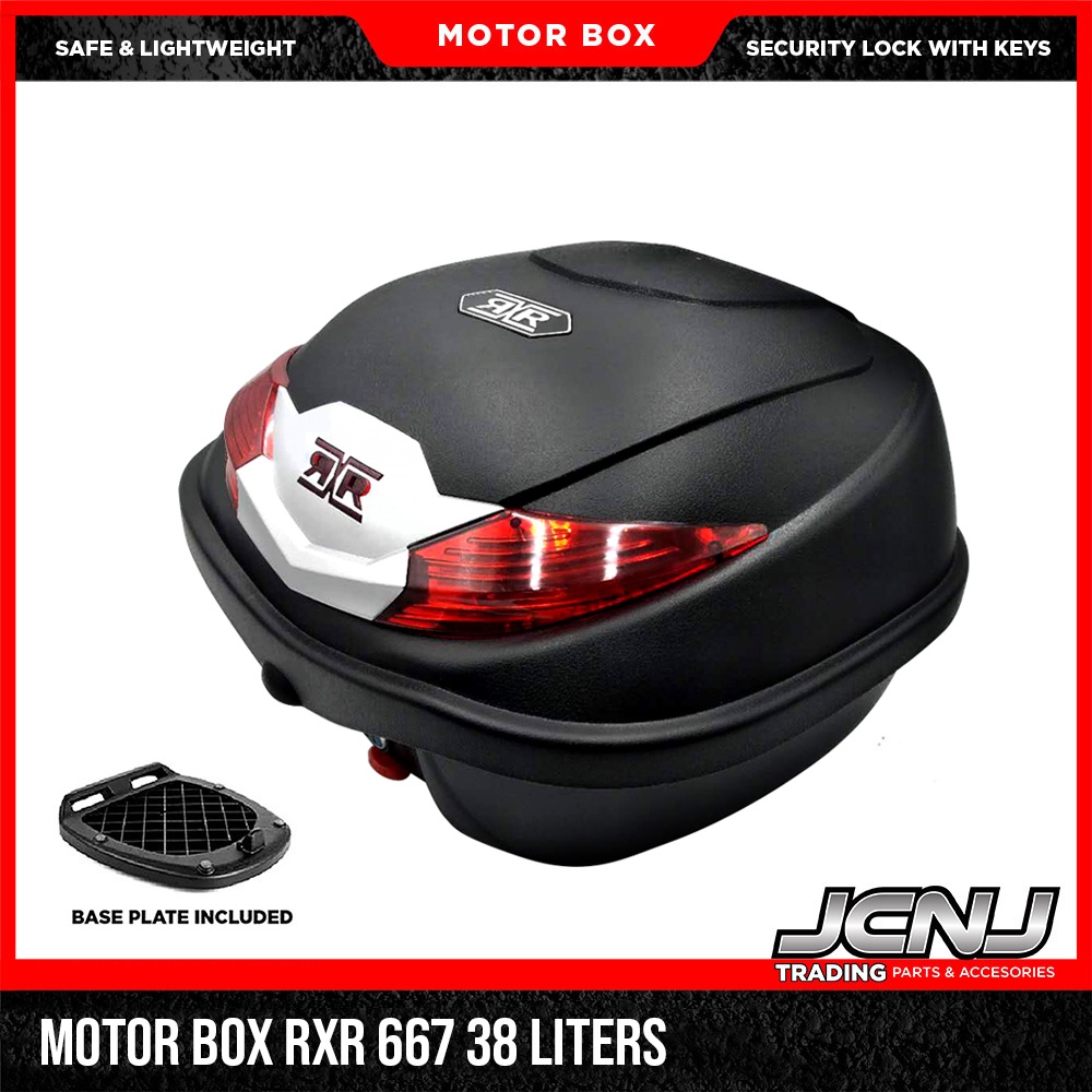 JCNJ Motorcycle Compartment Box RXR 667 Rear Luggage Container Top Tail ...
