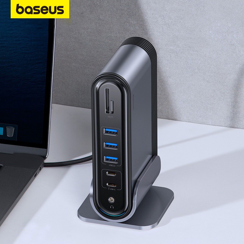 Baseus USB C HUB Type C to Multi HDMI-compatible USB 3.0 with Power ...
