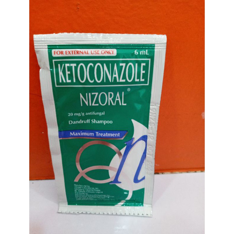 Ketoconazole Nizoral 20mg G Anti Fungal Dandruff Shampoo 6ml 1 Sachet Shopee Philippines