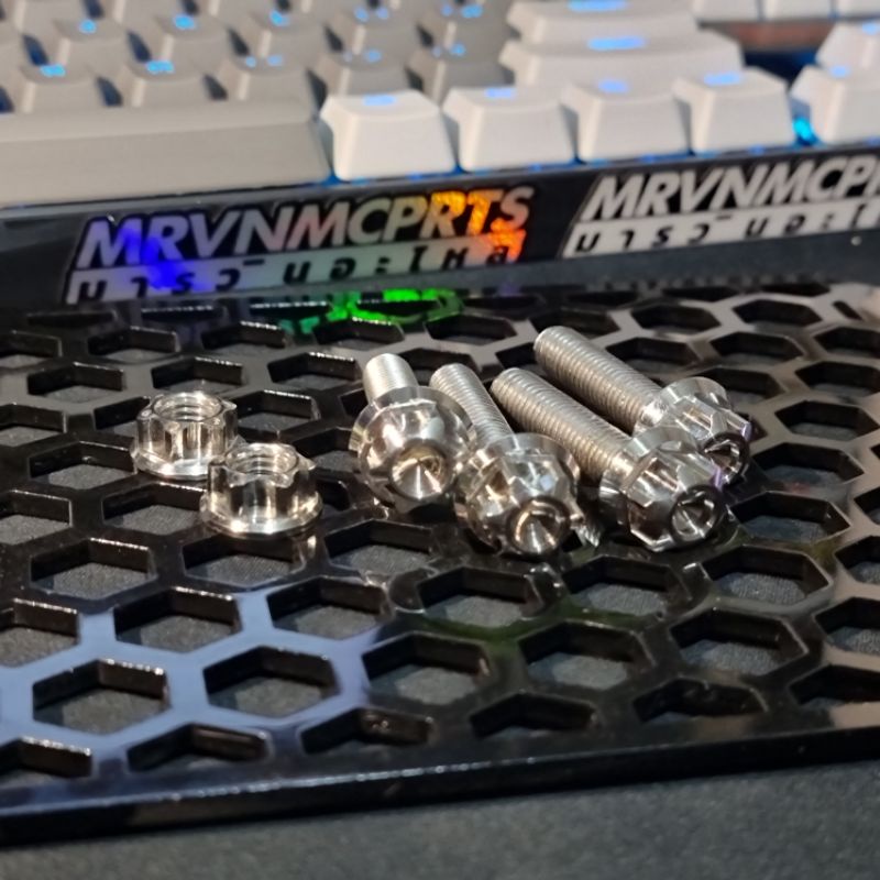 CNC Rear Shock Bolts and Nuts Set (Aerox V1 V2) Shopee Philippines