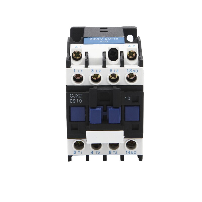 CJX2-0910 LC1-D AC Contactor 9A Din Rail Mounted 3P+1NO Use with float ...