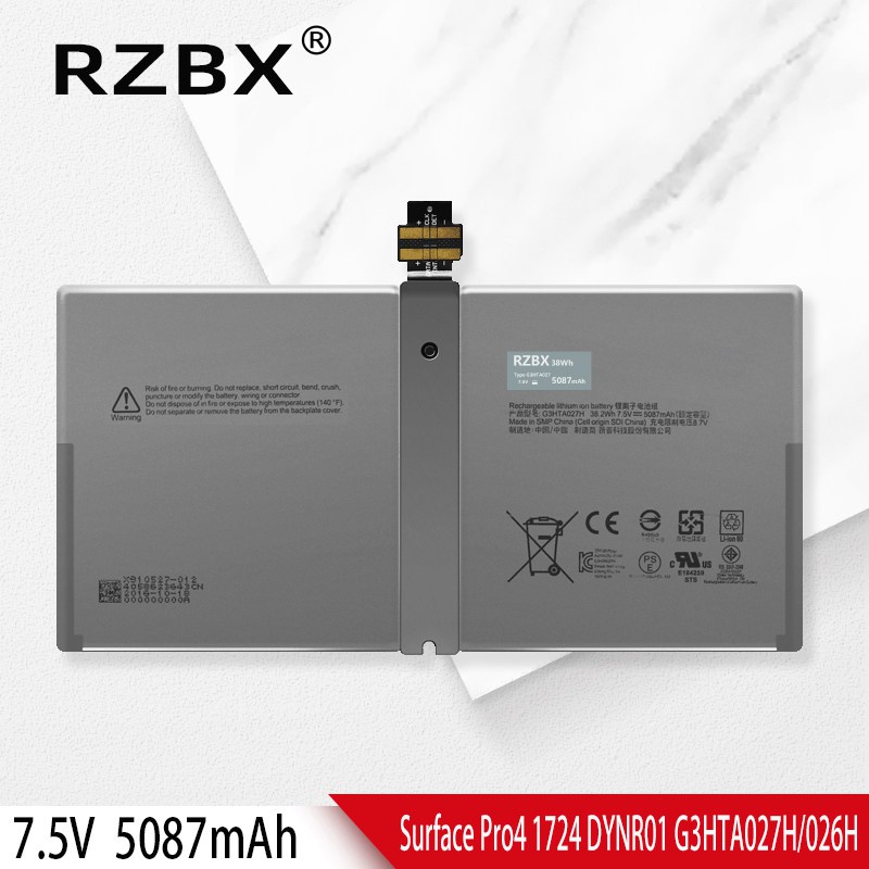 G3hta027h RZBX Dynr01 G3hta026h New Silver Laptop Battery For Microsoft ...