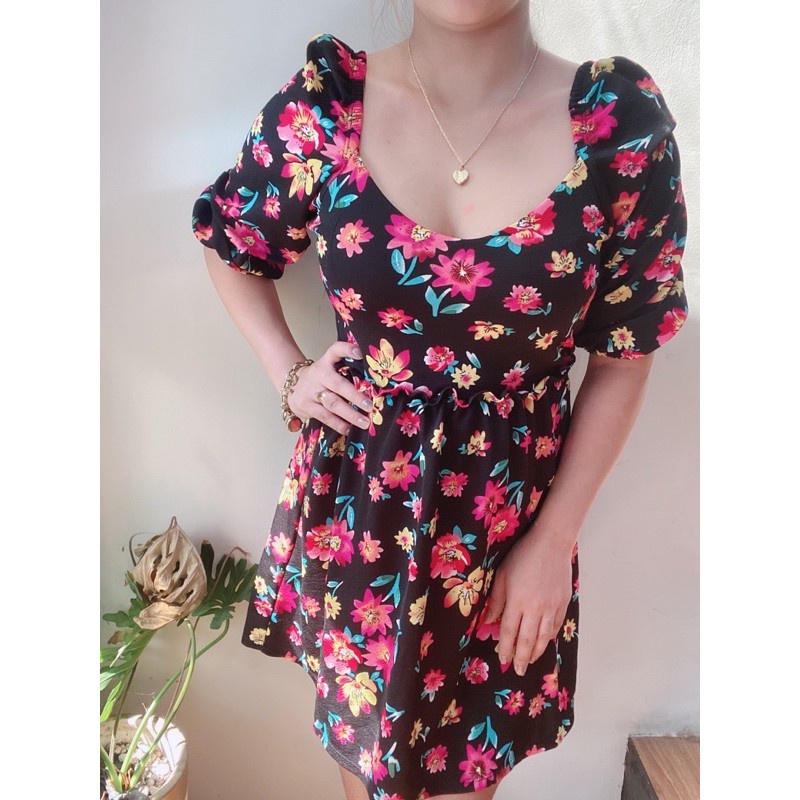 CS2 CHRISTEL DRESS FLoral | Shopee Philippines