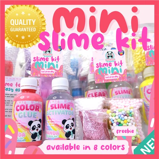 MINI SLIME KIT COMPLETE SET BY SLIMINIPANDA Slime Panda | Shopee ...