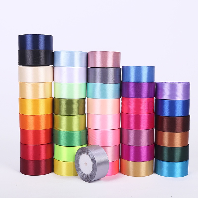 Satin Silk Ribbon Roll for Gift Wrap Party Package Rope 20mm&40mm ...