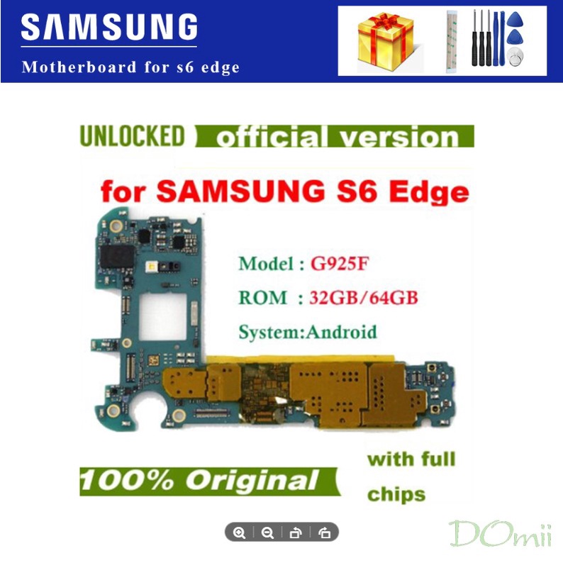 Original Motherboard For Samsung Galaxy S6 edge G925F G925A G925FQ ...