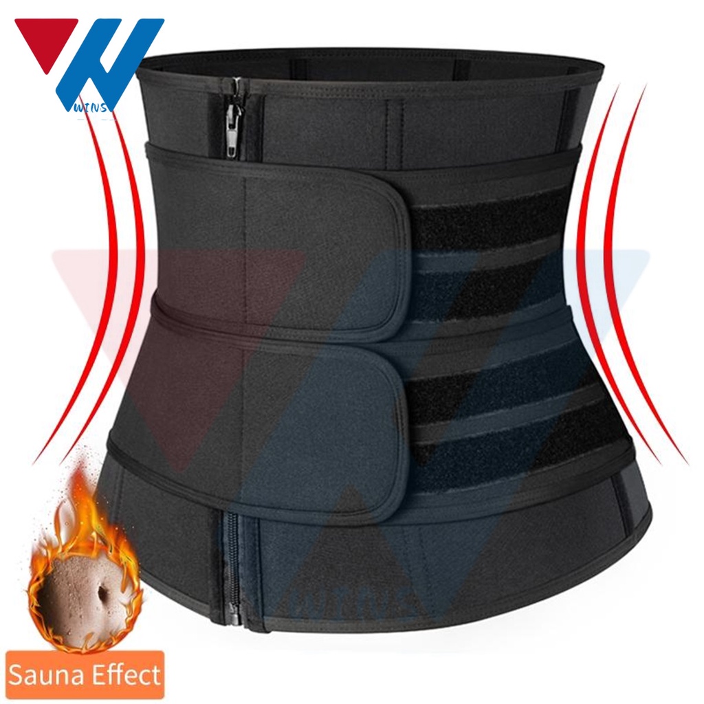 High Elasticity Waist Trainer Fitness Belt Trimmer For Sauna And Gym Workouts With Breathable Fabric Feature