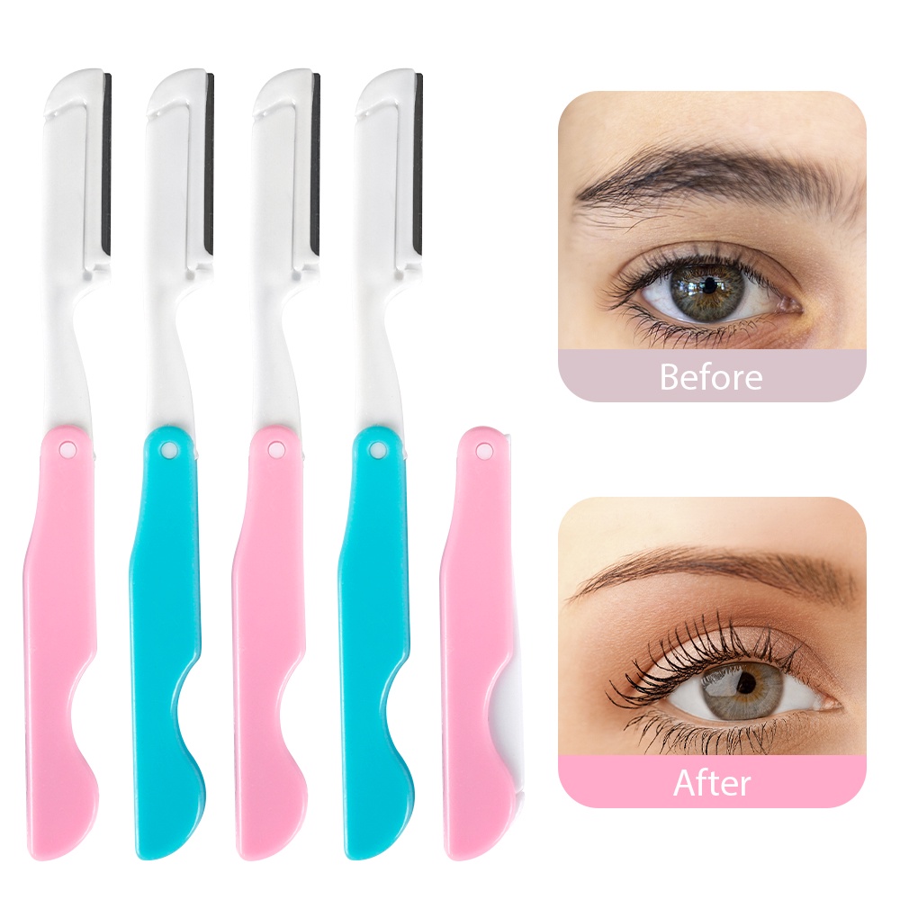 Eye Brow Shaper Razor Shaver / Eyebrow Trimmer Foldable Hair Remover ...