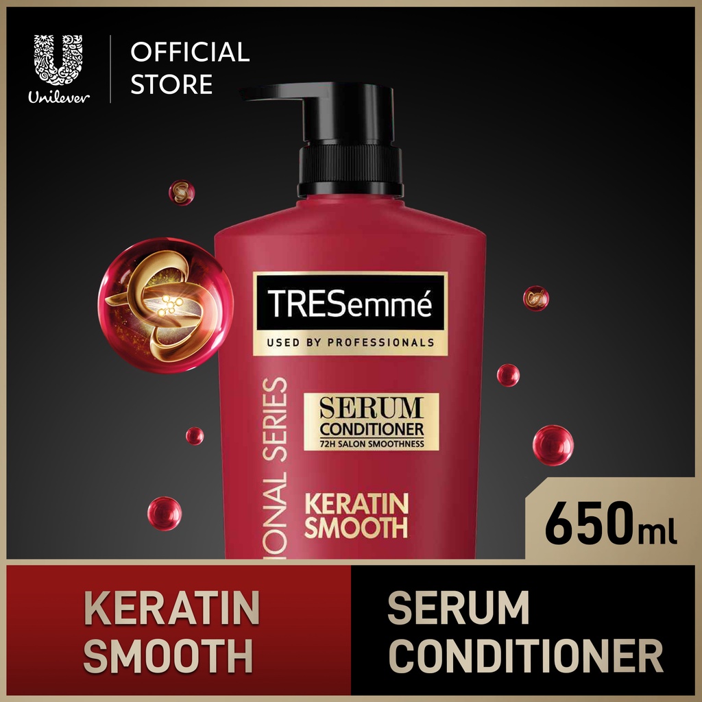 Tresemme Keratin Smooth Kera10 Serum Conditioner 650ml Shopee Philippines