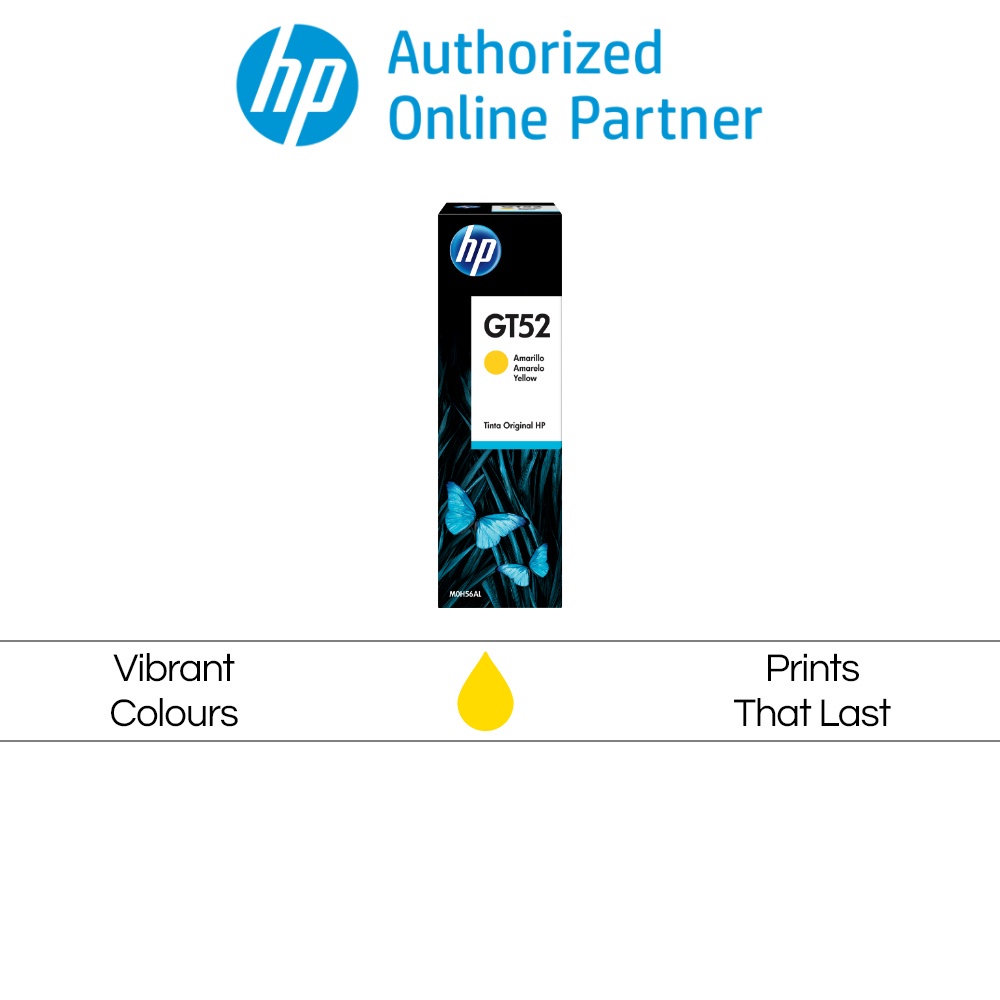 HP GT52 Original Ink Bottle (8,000 pages) Yellow (M0H56AA) Shopee Philippines