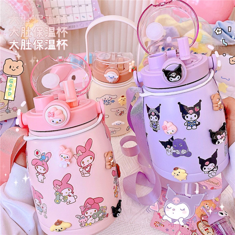 yi0Z 2022 Sanrioes Anime Melody Kuromi Cinnamoroll Stainless Steel ...