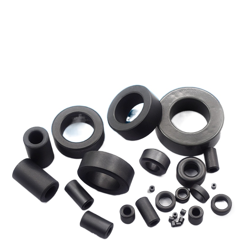 Hollow bead ferrite antiinterference shielding flux
