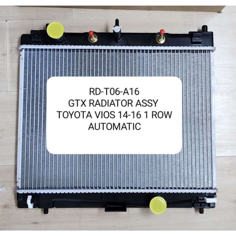 Radiator Assembly Toyota Vios 2014-2016 (1 ROW) (AUTOMATIC) | Shopee ...