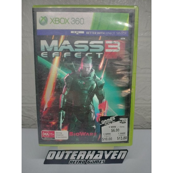 Achat JEU XB360 MASS EFFECT 3 EDITION COLLECTOR d'occasion