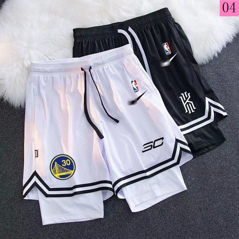 white nba shorts