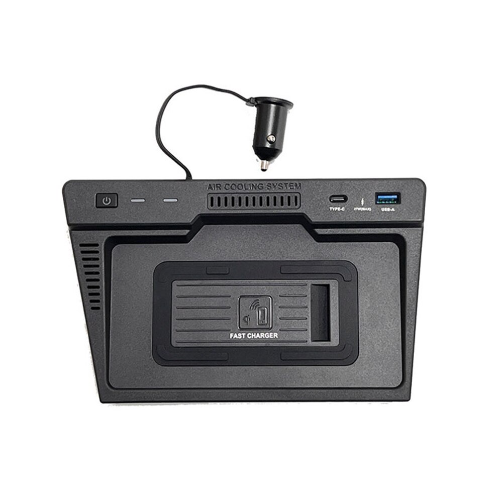 86XA Car 15W USB Wireless Charger Phone Panel forHyundai Tucson 2021