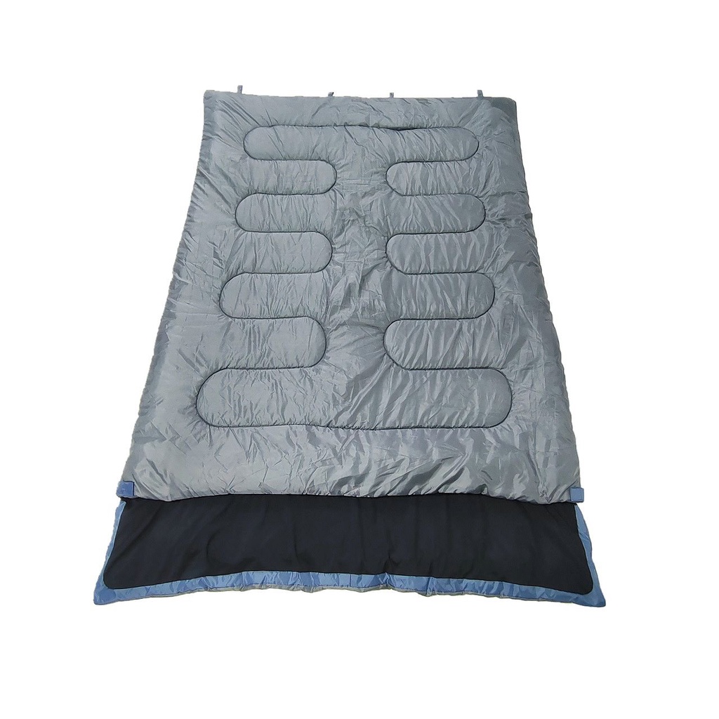 Manufacturer adult double sleeping bag with hood 2 person for outdoor
