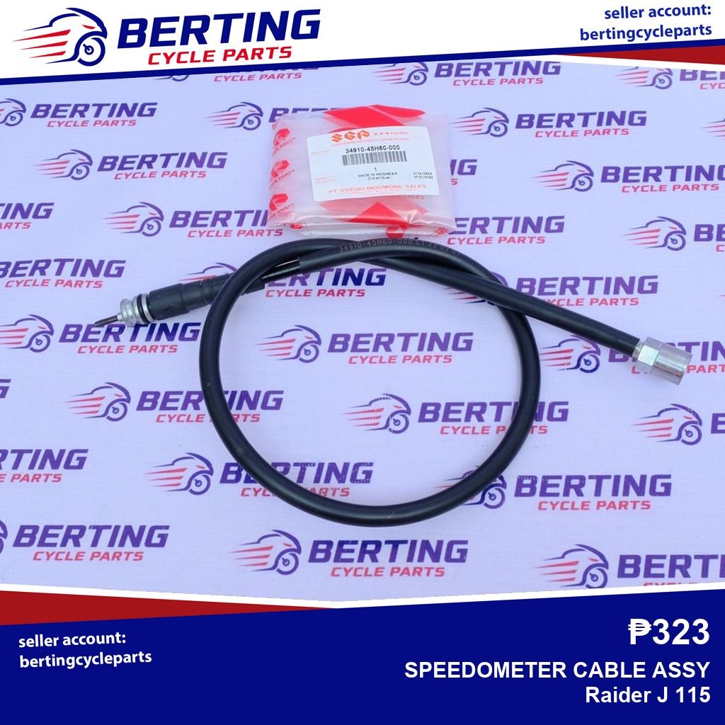 SGP SPEEDOMETER CABLE ASSY Suzuki Raider J 115 Genuine 3491045H60000