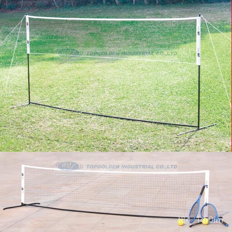 Badminton Net Stand, Portable Badminton net and Tennis net stand with