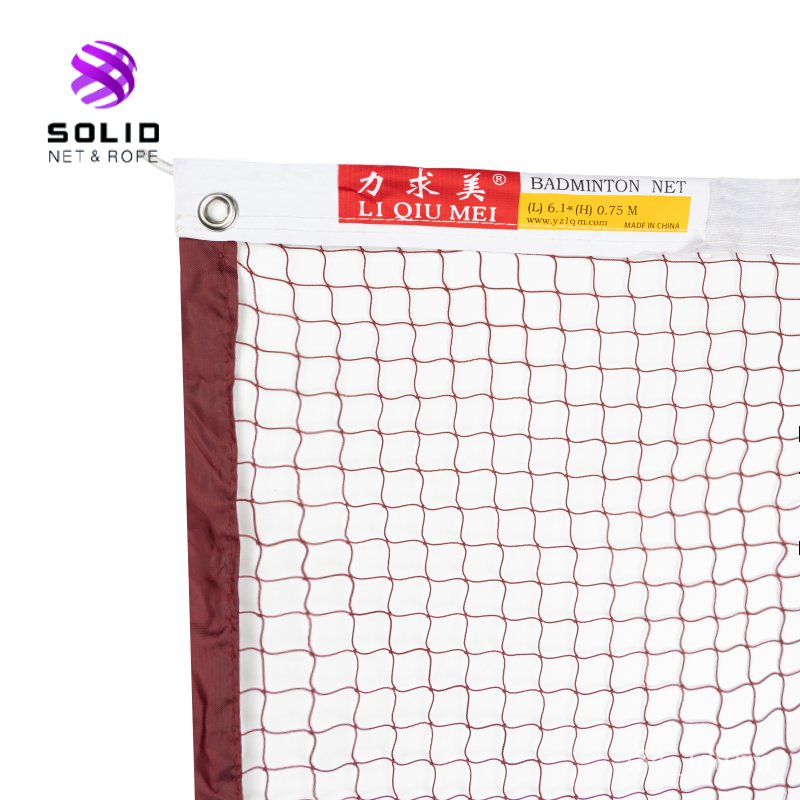 Customised 24ft or 20ft recreational badminton nets Nylon or material Knotless technology