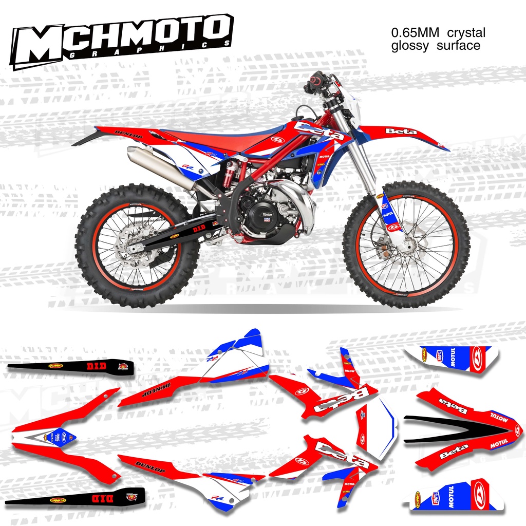 MCH Motorcycle Team Graphic Decal & Sticker Kit For BETA Xtrainer 2015