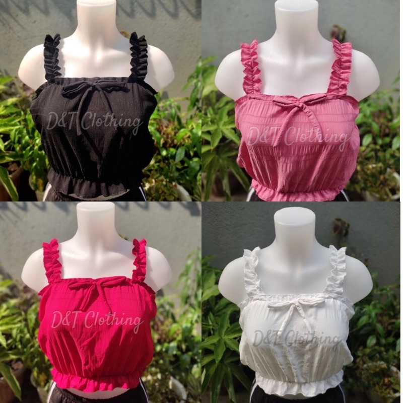 Bubble Latice Tube Ruffled Sleeve (DIRECT SUPPLIER) | Shopee Philippines