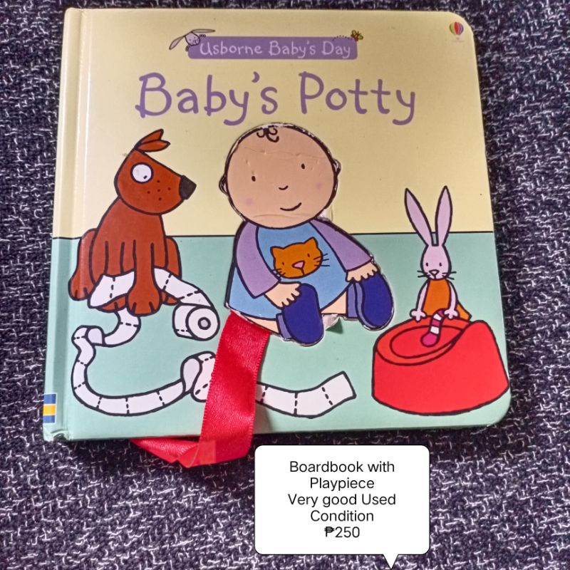 Usborne Baby's DayBaby's Potty Boardbook Shopee Philippines