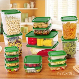 17pcs Food Storage Box Sealed Container Refrigerator Grain Beans