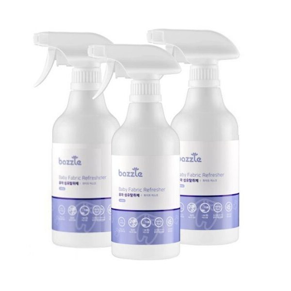 Bazzle Baby Fabric Refresher Spray 500ml white musk fragrance Eco