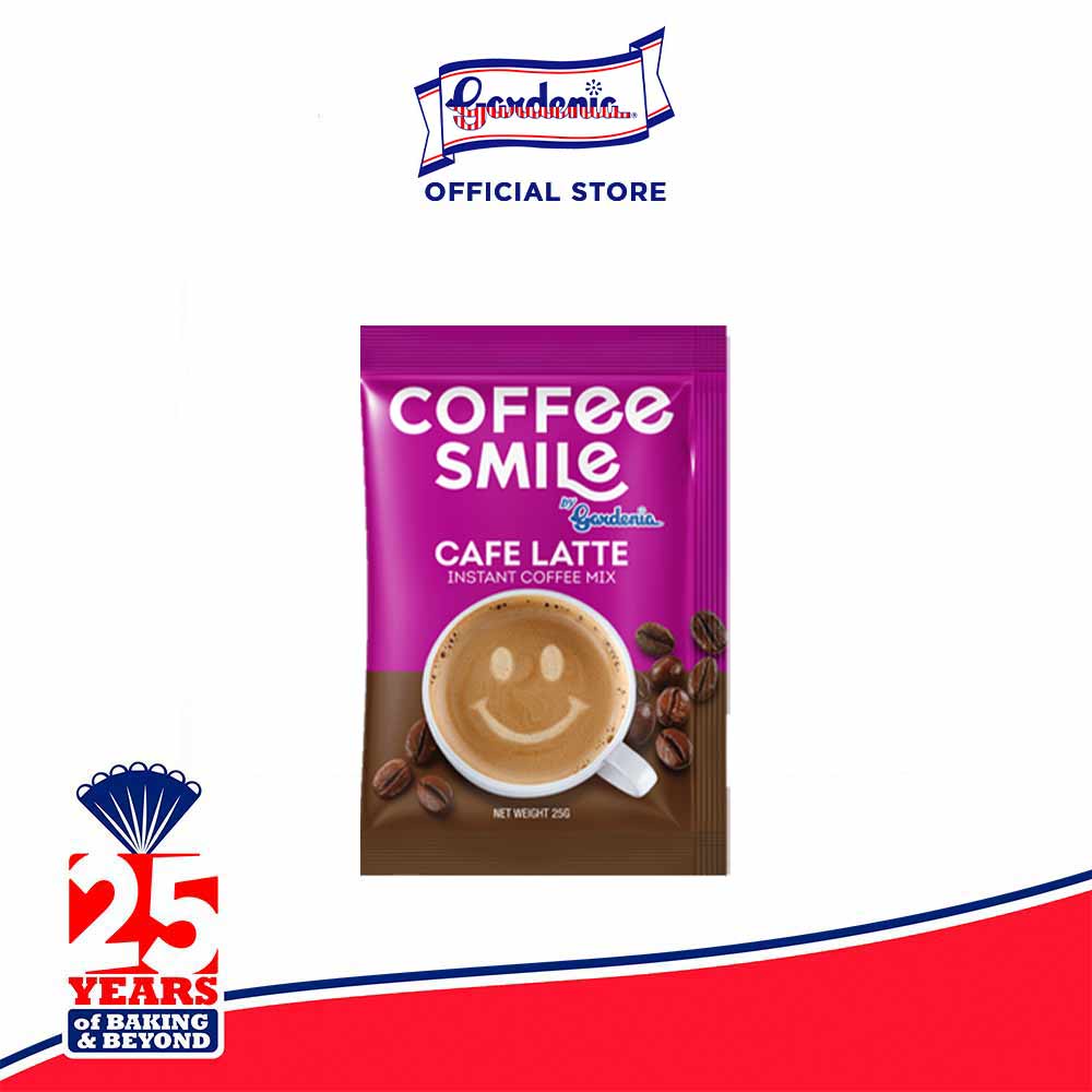 Coffee Smile Cafe Latte Instant Coffee Mix 25g Shopee Philippines