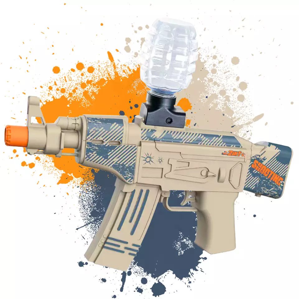 Electric toy gun gel bullet Water Gel Balls Blaster M416 AKM-47 shooter ...