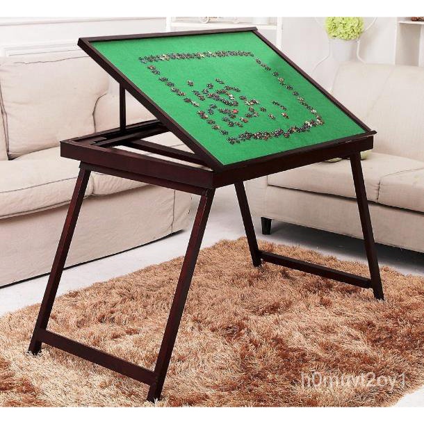 Home Furniture Interactive Wooden Adjustable Puzzle Table Shopee