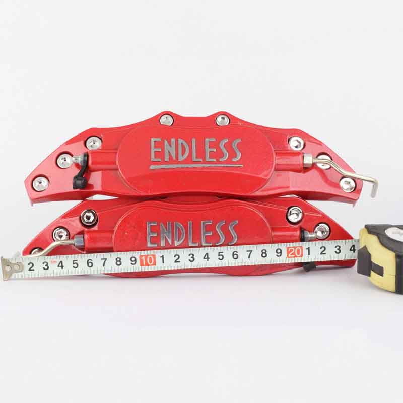 2PCS 3D Aluminum Brake Caliper Cover Front Rear Car Styling For Mitsubishi Pajero Lancer