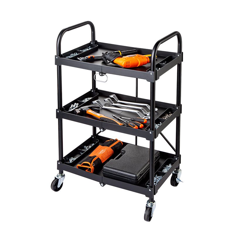 Lightweight folding garage use plastic tool cart | Shopee Philippines