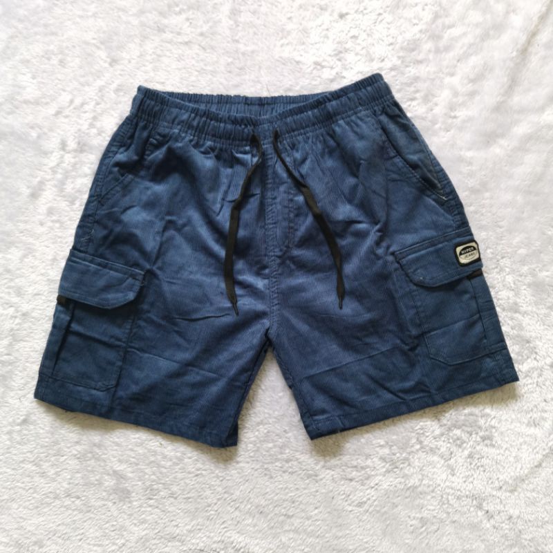 Men's Four Pocket Corduroy Cargo Shorts Shopee Philippines